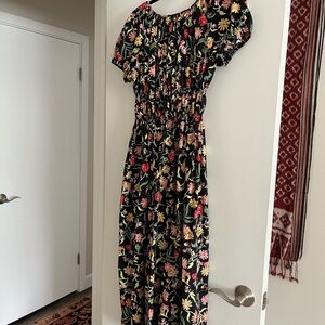 Kate Spade Rooftop Garden Floral Riviera Dress size L